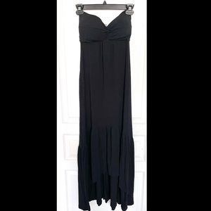 Black Dress: High-Low Strapless